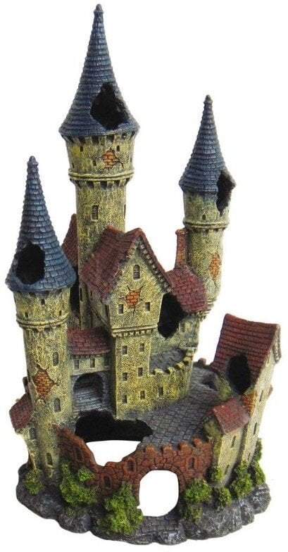 Lucart Dekoracja akwarystyczna zamek z wieżyczkami 12cm