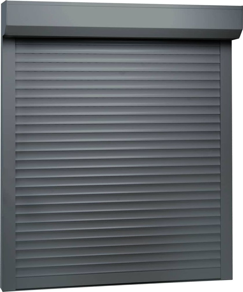 vidaXL Roleta zewnętrzna, aluminiowa, 100 x 120 cm, antracytowa