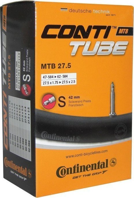 Continental Dętka Continental MTB 27,5+ light, presta (42 mm), 65/70-584 27,5" x 2,6" - 2.8"