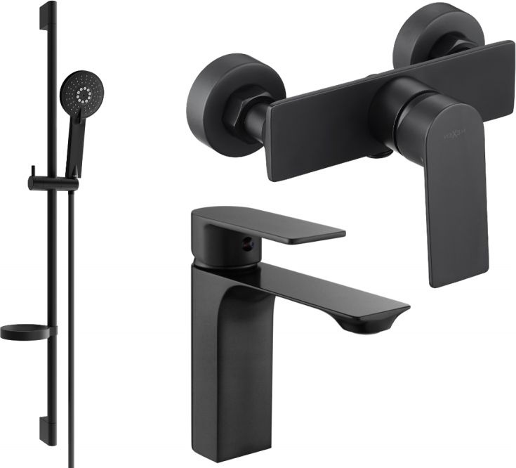 Mexen Mexen Alexa DS40 zestaw prysznicowy, czarny - 71204DS40-70