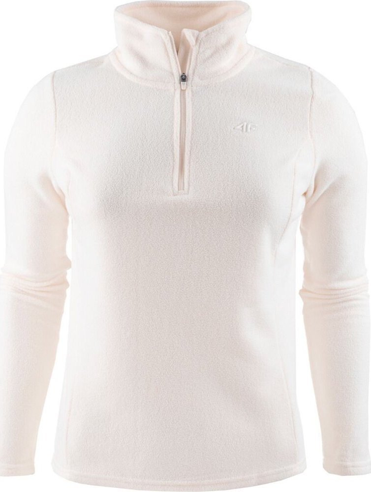 4f Bluza polarowa damska 4F F031 kremowa 4FAW23UFLEF031 12S L
