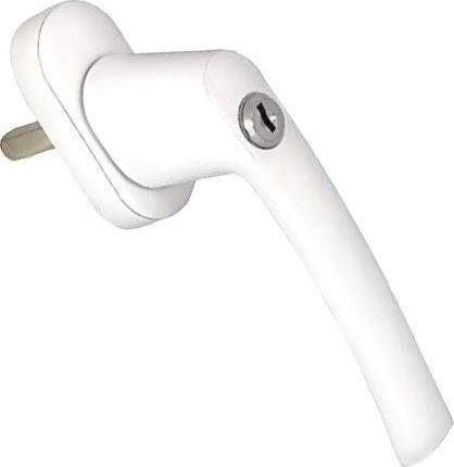 Home Appliances AG332 KLAMKA OKIENNA Z ZAMKIEM ALUMINIOWA uniwersalny