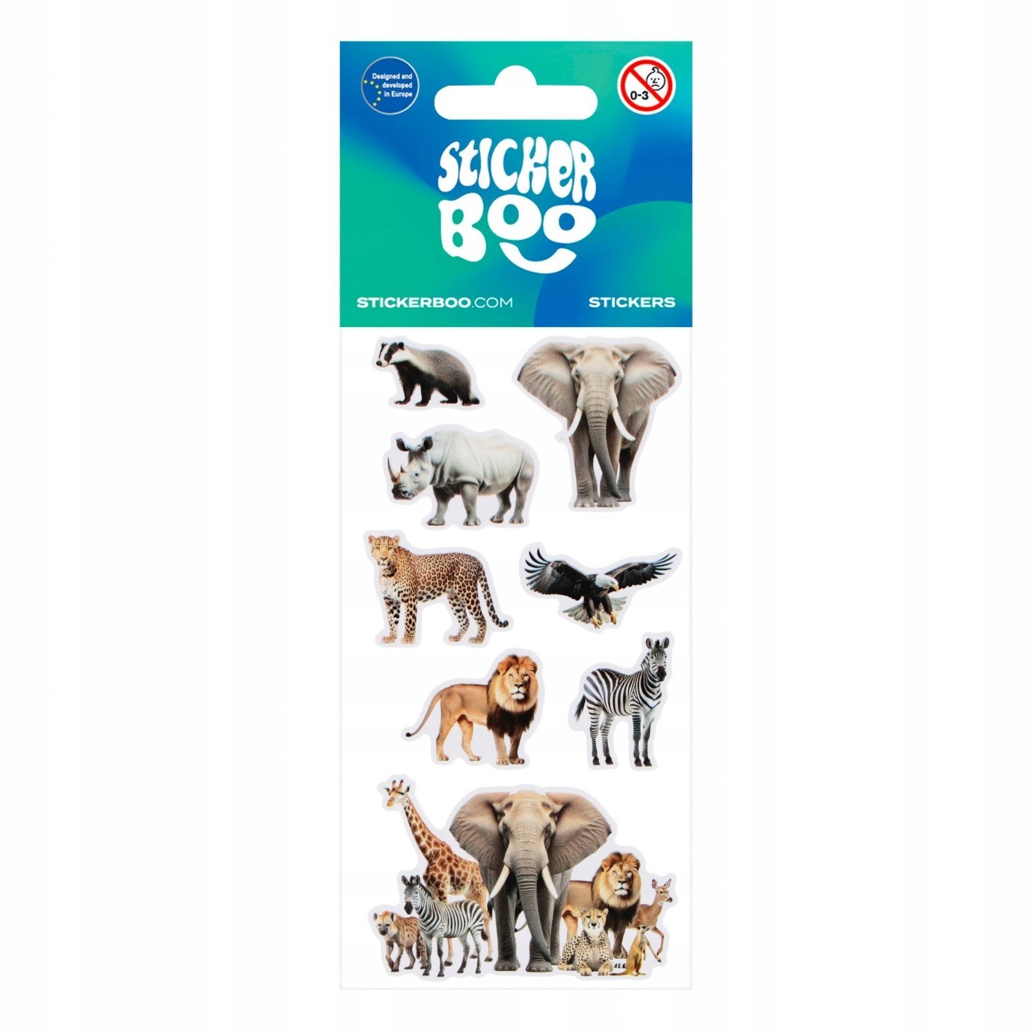 NAKLEJ DZIKIE ZWIERZ 66X126 S-BOO PBH120/1800