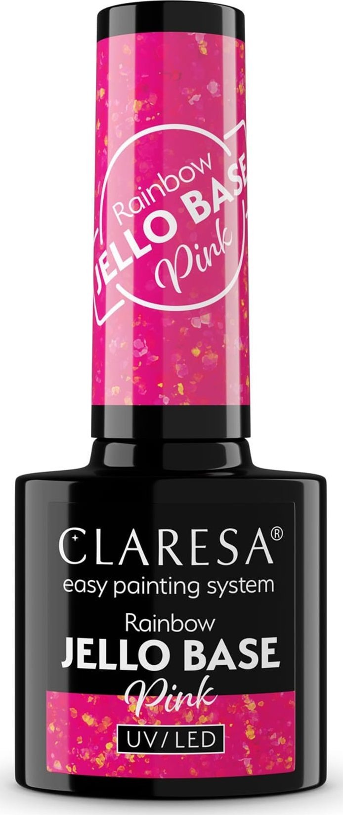 Claresa CLARESA Rainbow Jello Base Baza hybrydowa - Pink 5 g