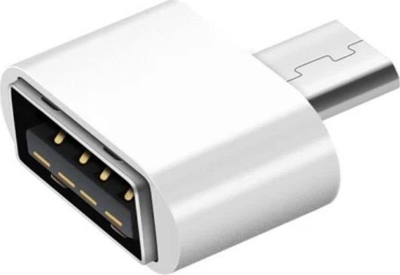 Adapter USB Hertz AK53B microUSB - USB Biały (2092-uniw)