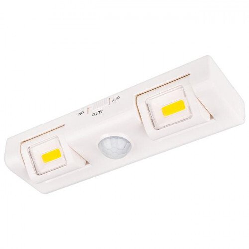 Lampa podszafkowa LED 2x COB PIR 4000K