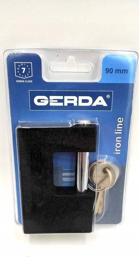 Gerda IRON LINE T90 kłódka trzpieniowa żeliwna 0KZT00090