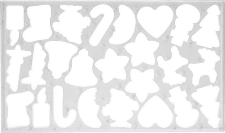 La Cucina Wykrawacz szablon do ciastek pierników ŚWIĄTECZNY uniwersalny