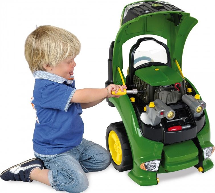 Klein Klein Traktor John Deere z silnikiem do skręcania 57 elementów