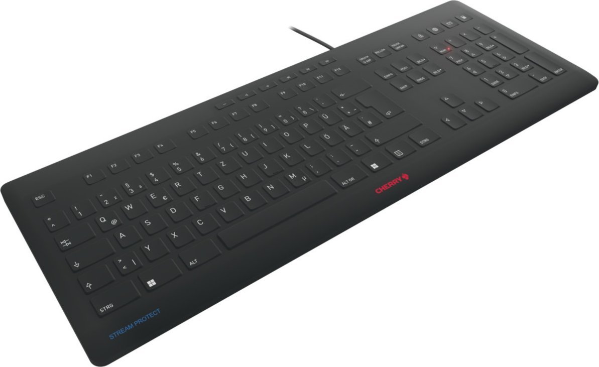 cherry STREAM PROTECT WIRED BE/BLACK AZERTY