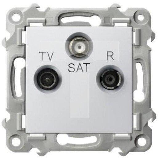 SZAFIR Gniazdo RTV-SAT końcowe biały GPA-ZS/m/00