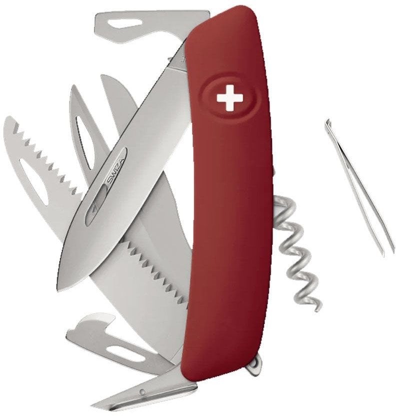 Swiza D09R AM SAW & SCISSORS Red (KNR.0136.1900)