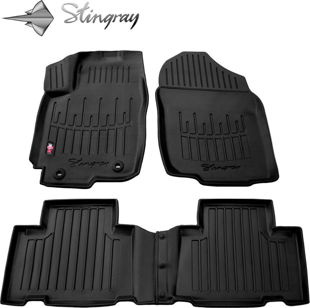 Kilimėliai 3D TOYOTA RAV 4 XA40 2013-2018, 4 vnt. black /5022064