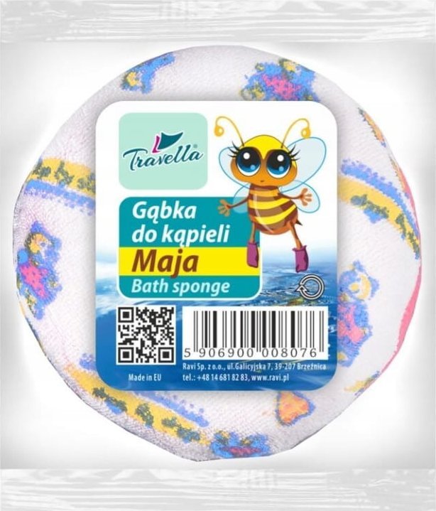 Ravi Gąbka do kąpieli frotowa myjka dla dzieci