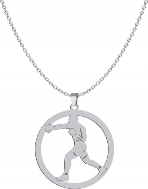 Radziszewska Jewellery Srebrny Naszyjnik Kick-boxing GRAWER GRATIS