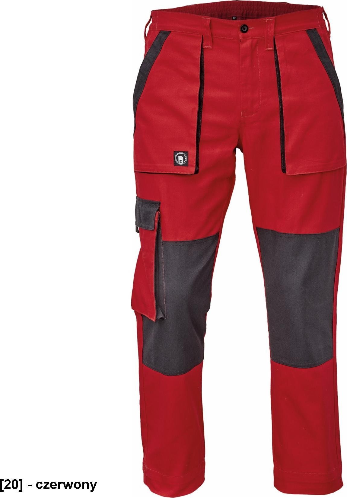 CERVA MAX NEO - spodnie - czerwony 52