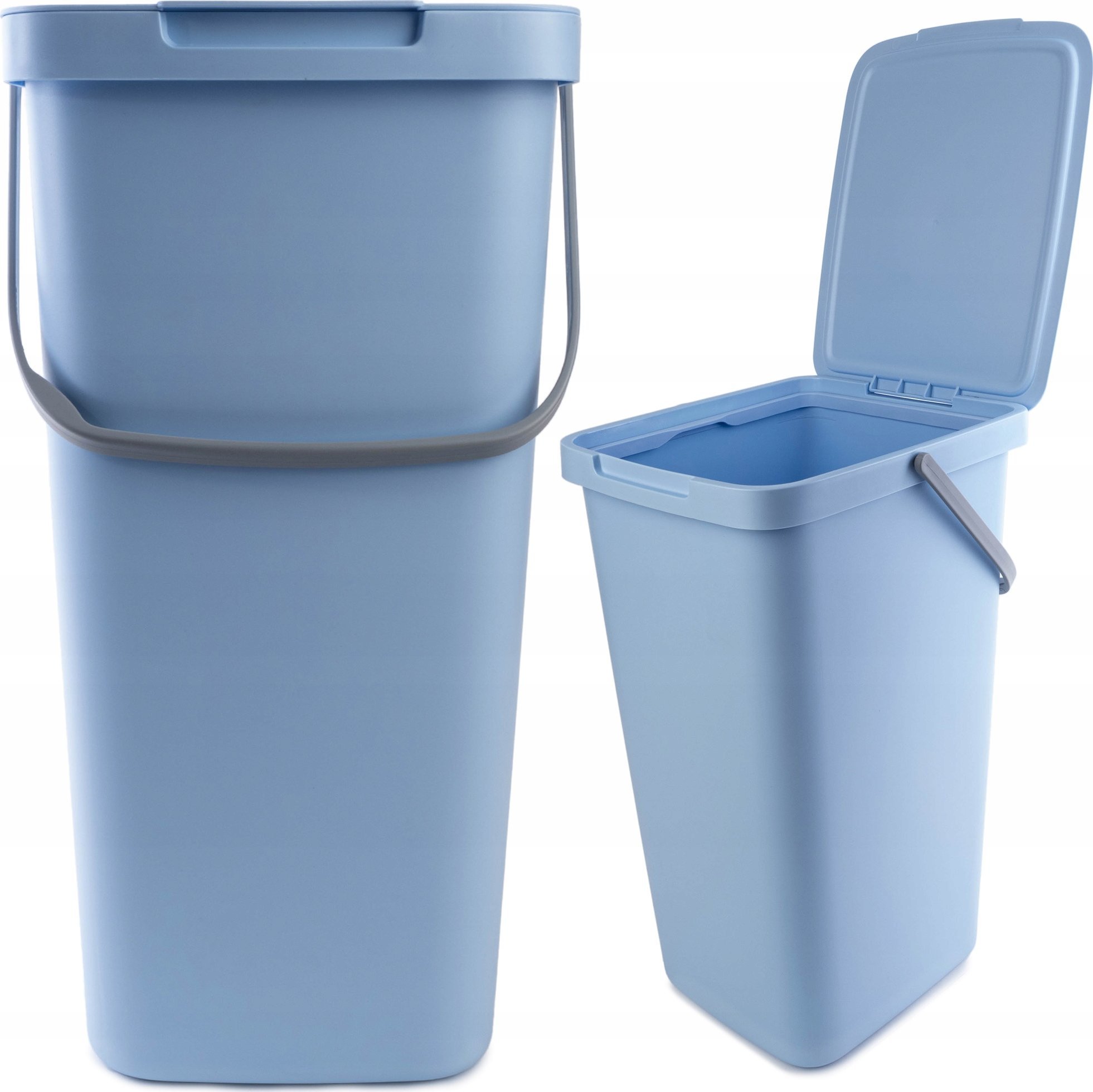 Kosz na śmieci Kadax KADAX Kosz Na Śmieci Pojemnik Na Odpady Z Pokrywą 25L Kubeł Do Segregacji