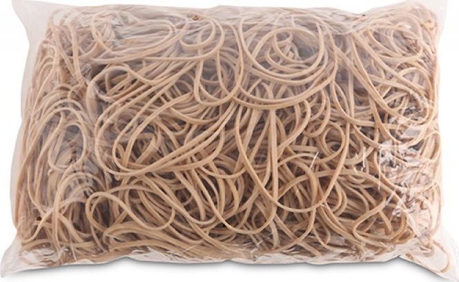 Office Products Gumki Recepturki Office Products, Średnica 80Mm, 1,5X3Mm, 60% Kauczuku, 1000G, Zgrzewka, Naturalne