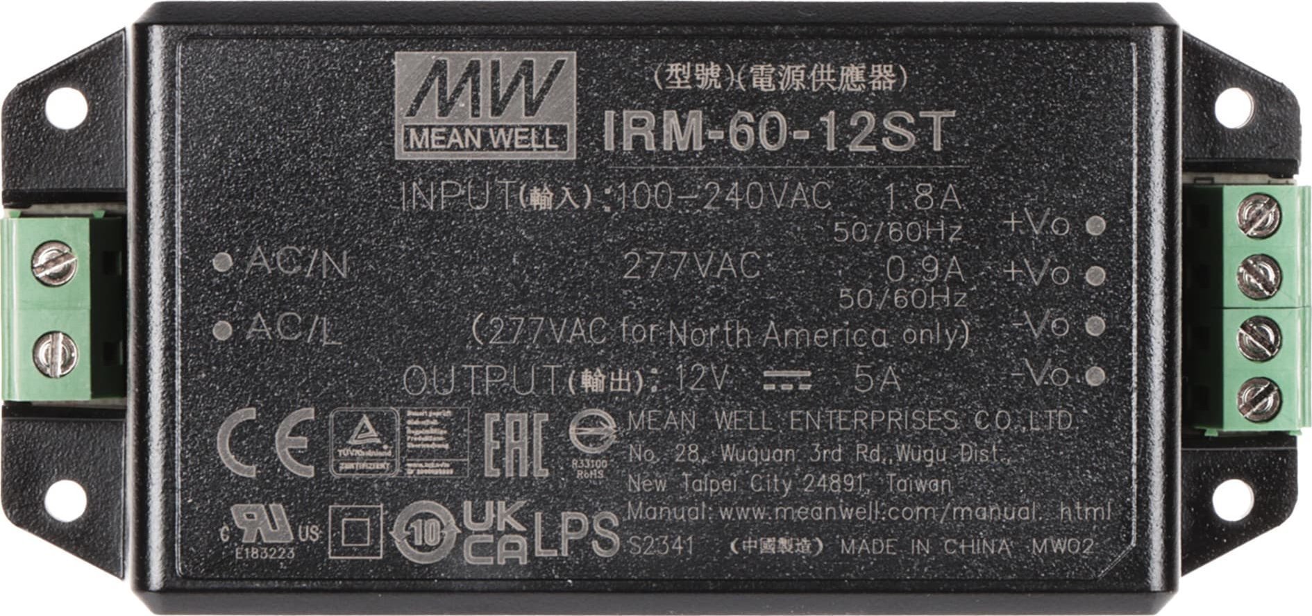 Mean Well ZASILACZ IMPULSOWY IRM-60-12ST MEAN WELL