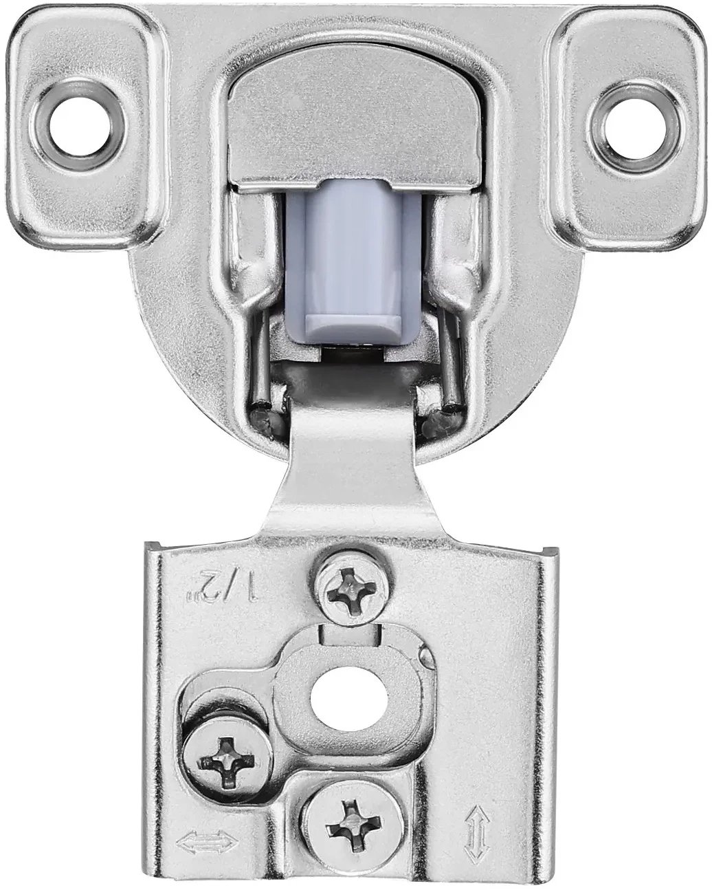 Zawiasy meblowe 40 szt. soft close do ramowych szafek częściowo nakładane