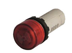 Promet Buzzer monoblok 24V AC/DC podświetlany czerwony - MBZS024S