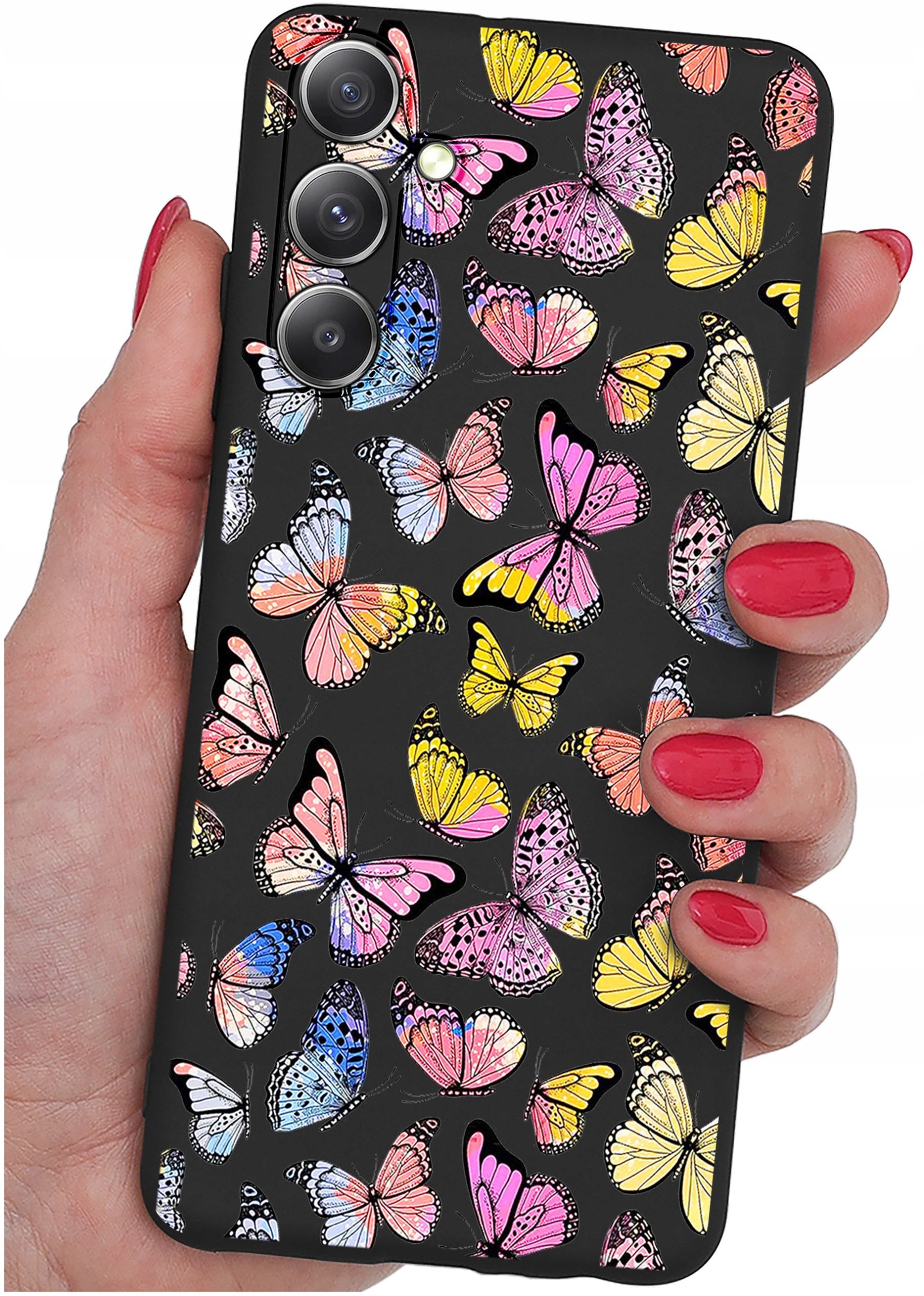 ETUI do Samsung Galaxy S25 WZORY | SILIKONOWE MATT CASE + SZKŁO 9H