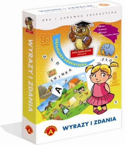 Alexander Układanka edukacyjna Wyrazy i zdania (1319)