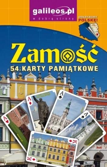 Plan Zamość - karty pamiątkowe do gry. 54 karty do gry