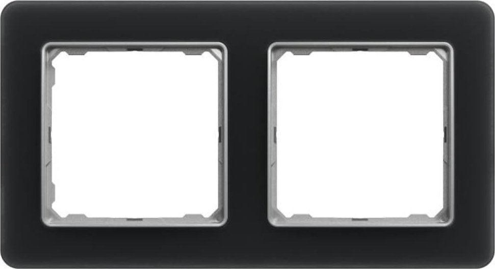 Schneider Electric Sedna Elements, Ramka 2-krotna, szkło przydymione
