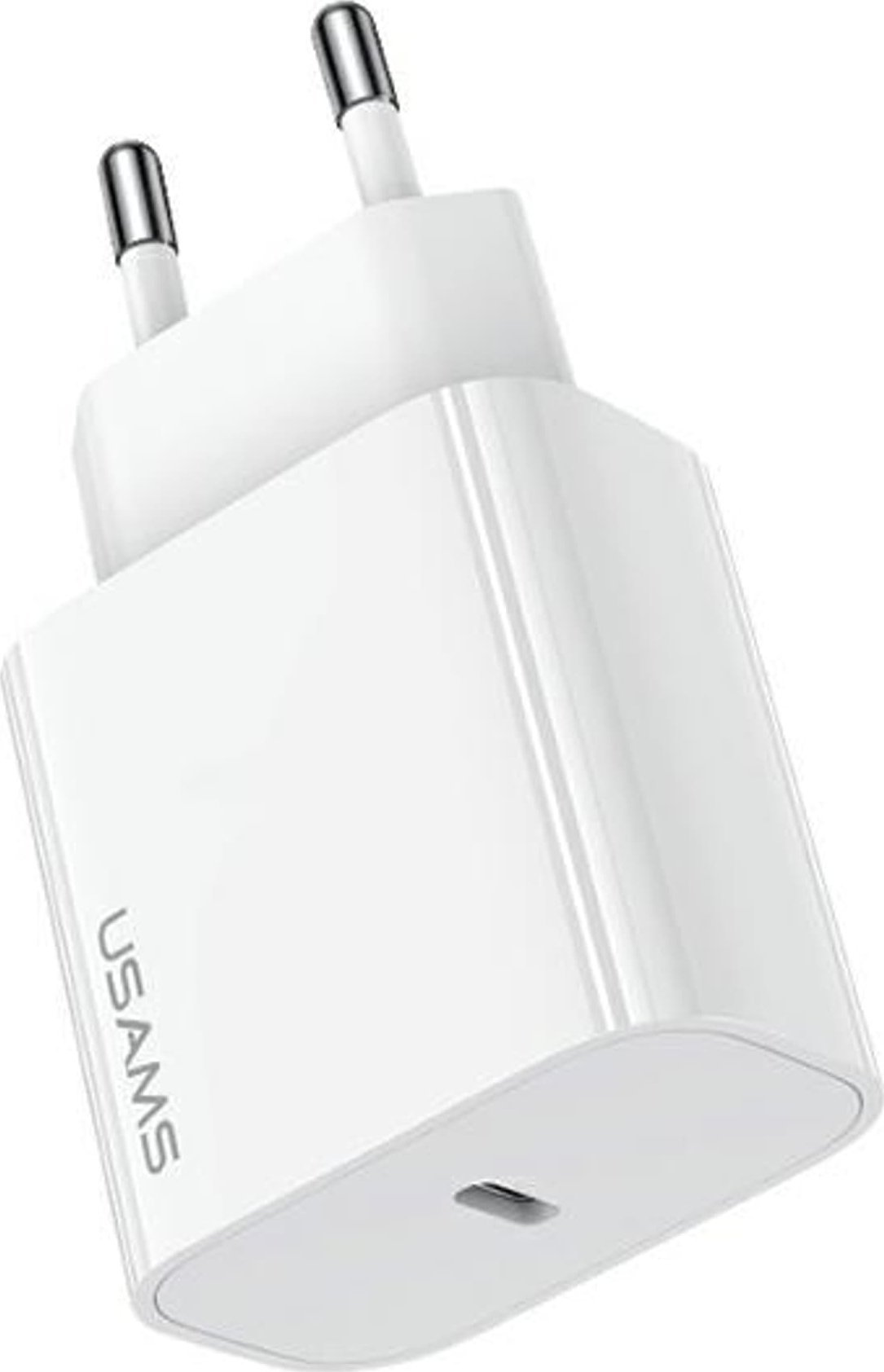 Ładowarka Usams USAMS Ład. siec. 1xUSB-C T65 PD20W (only head) PD Fast Charging biały/white CC226TC01 (US-CC226)