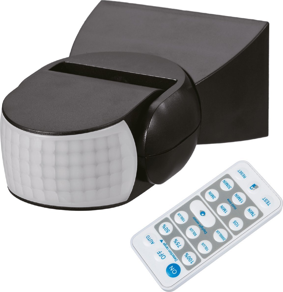 Maclean Czujnik ruchu PIR Maclean, na podczerwień, z pilotem, max. 800W (żarówka), max. 1200W (LED), MCE241 B