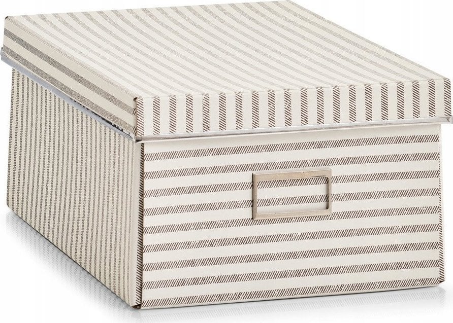 Zeller Pudełko ozdobne z kartonu, pojemnik do przechowywania, pudełko kartonowe ozdobne, pudełka dekoracyjne, pudełka tekturowe, ZELLER