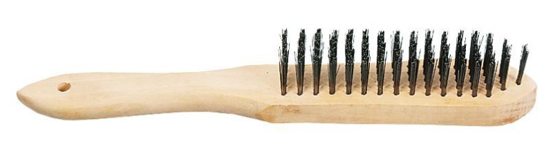 Szczotka druciana 5-rzędowa z drutem falistym