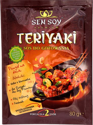 SEN SOY Teriyaki, sos do gotowania 80g - Sen Soy uniwersalny