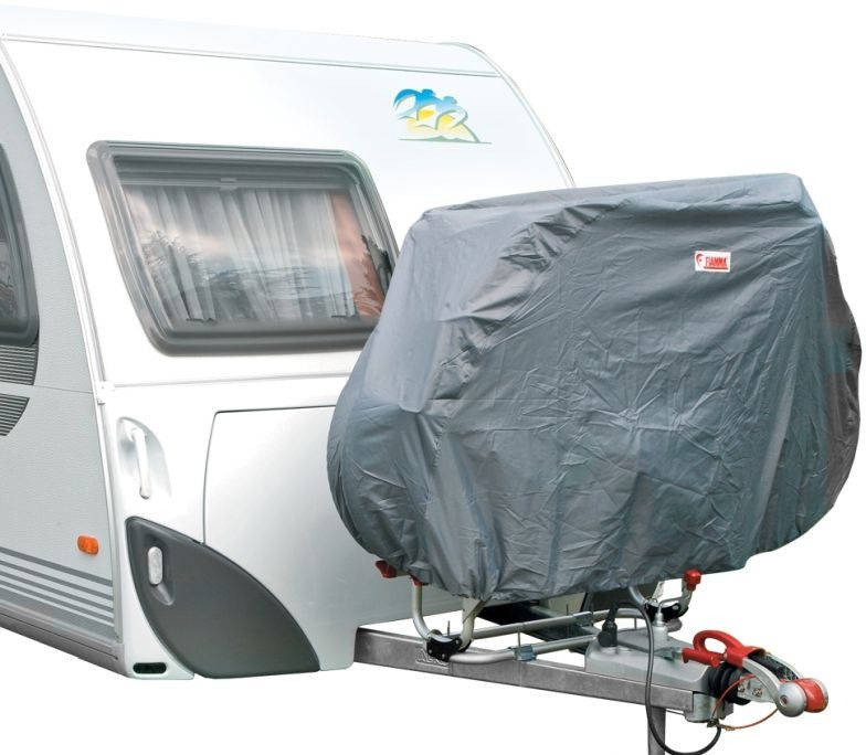 Pokrowiec na bagażnik rowerowy Bike Cover Caravan 2 Bikes - Fiamma Uniwersalny
