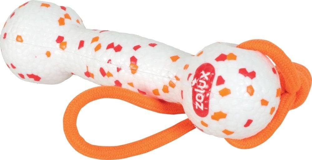 ZOLUX Wytrzymały hantel ze sznurem dla psa do przeciągania ETPU