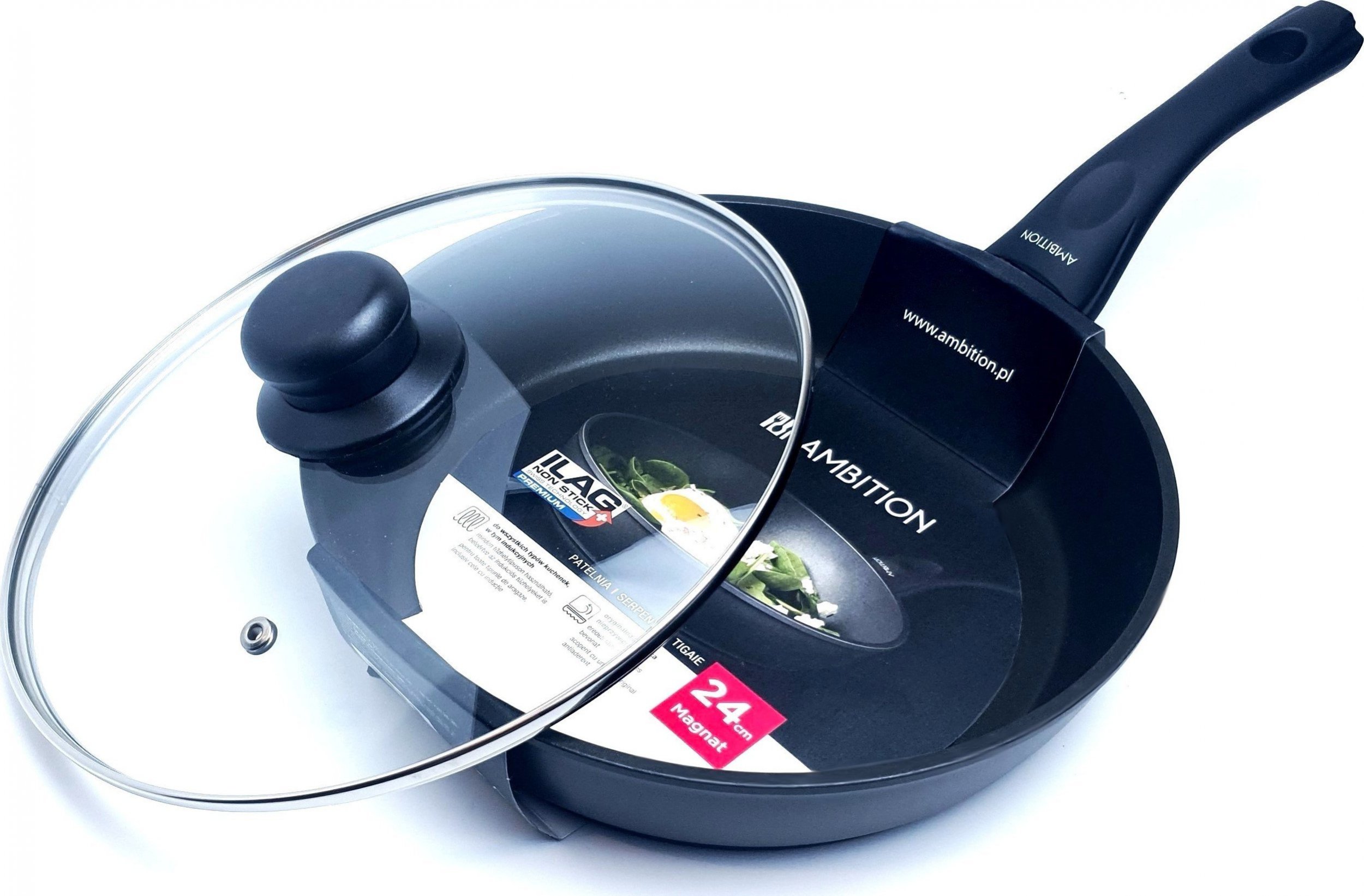 Patelnia Ambition ILAG 24cm 2szt.