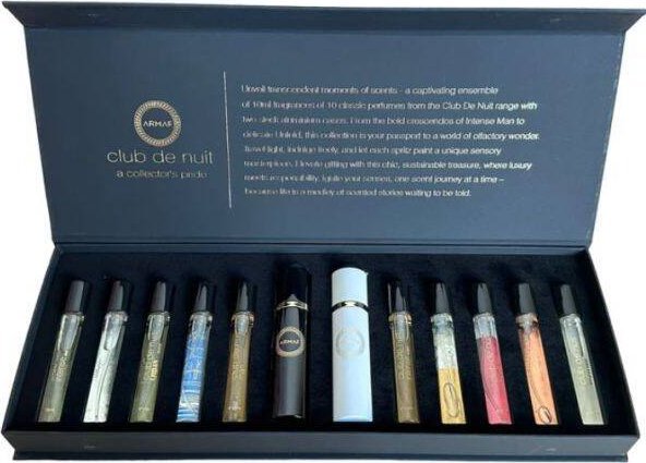 Armaf Armaf Discovery Set Club de Nuit Intense Man 10ml + Intense Woman 10ml + Urban Elixir 10ml + Sillage 10ml + Milestone 10ml + Untold 10ml + Iconi