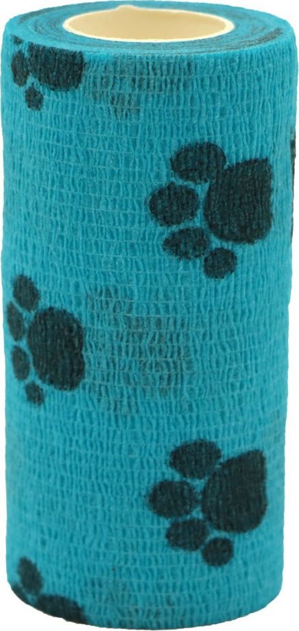 Sigmed Bandaż elastyczny kohezyjny typu Flex EPSILON BAND Premium 10 cm 1 szt. Błękitny w łapki