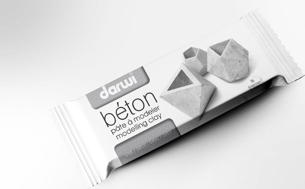 DARWI Masa plastyczna Darwi Beton 1kg