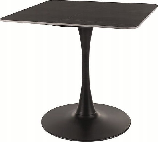 Signal Stół ceramiczny ESPERO II czarny/czarny 80x80