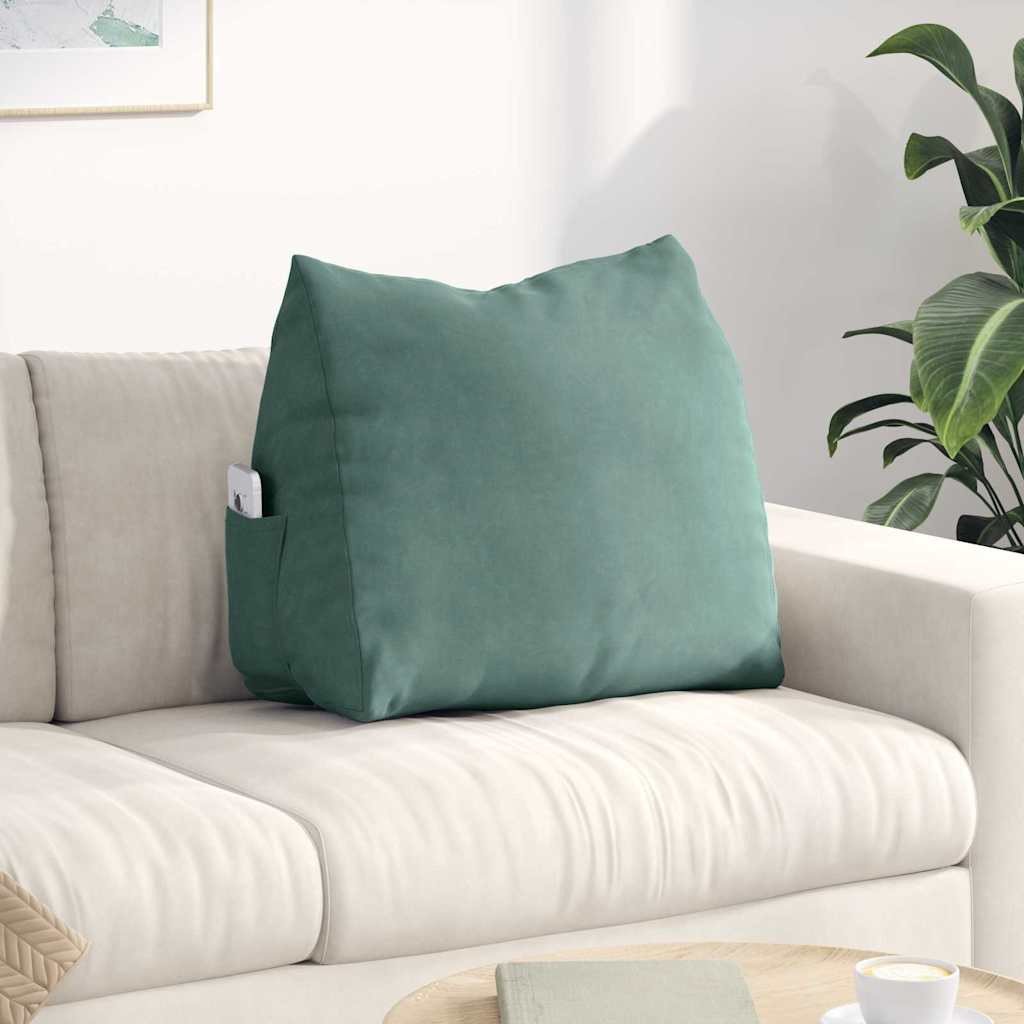 vidaXL Poduszka na plecy Zielony morski 60 x 20 x 50 cm