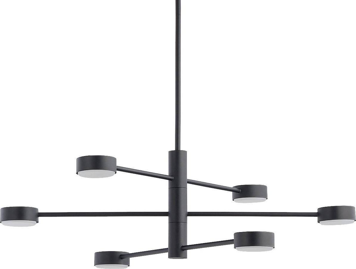 Lampa wisząca Nowodvorski Sufitowa LAMPA regulowana ORBIT 7946 Nowodvorski industrialne molekuły sticks do jadalni czarne