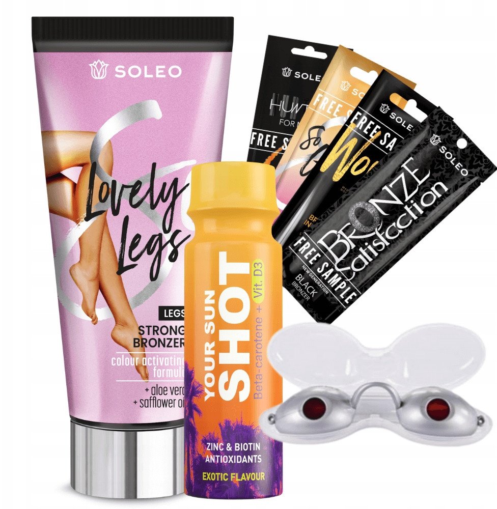 Soleo Lovely Legs 135ml Mocny Bronzer Do Opalania Nóg + Gratisy