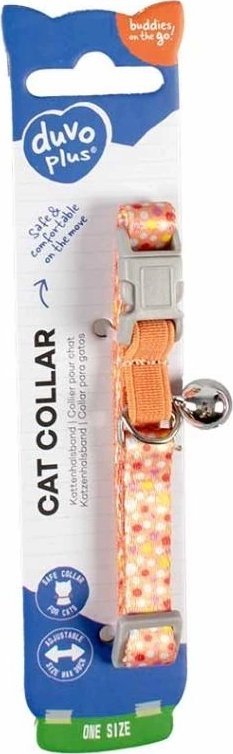 Duvo+ Obroża dla Kota Kropki Mix Kolor 20-30cm/10mm