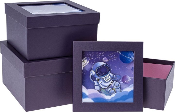 Teka Pudełko prezentowe PUD-23329-KW 3szt ROZETTE