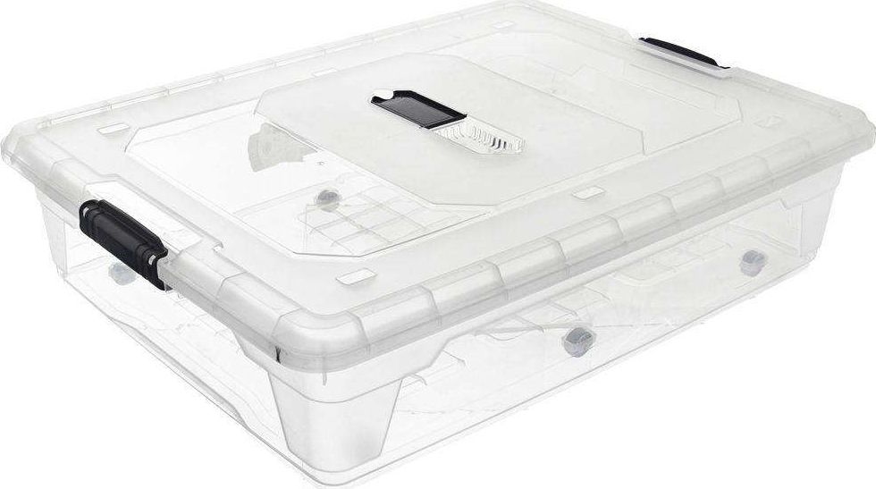 Orion Pojemnik pod łóżko na kółkach schowek niski XXL 50L 80x60x20cm uniwersalny