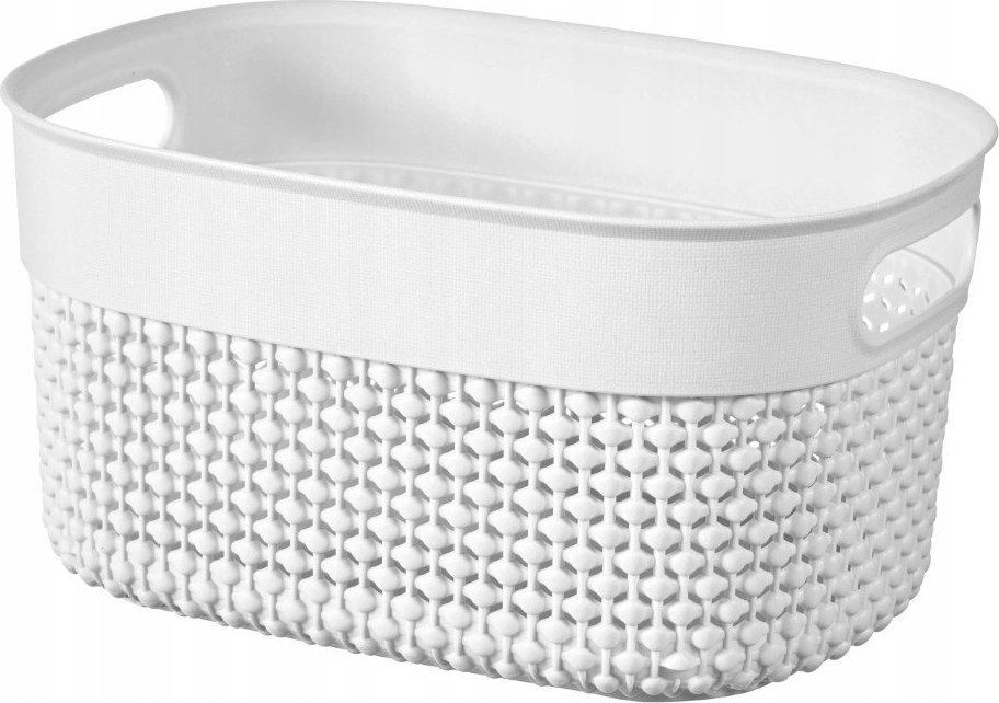 Kadax Curver Pudełko Koszyk 3,5L Pojemnik Biały Eko