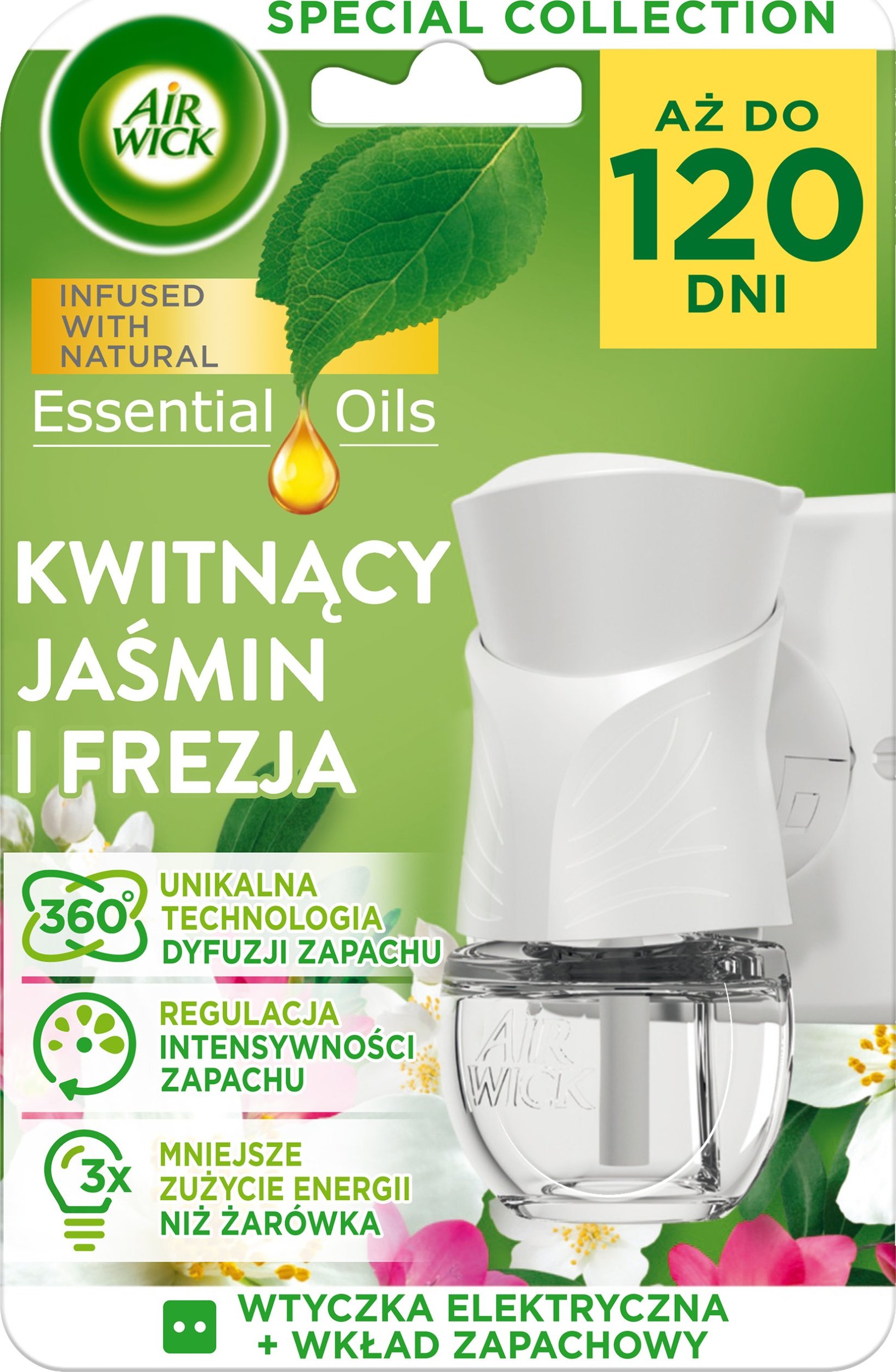 Osram AIR WICK ELEKTRYCZNY ODŚWIEŻACZ POWIETRZA KWITNĄCY JAŚMIN I FREZJA