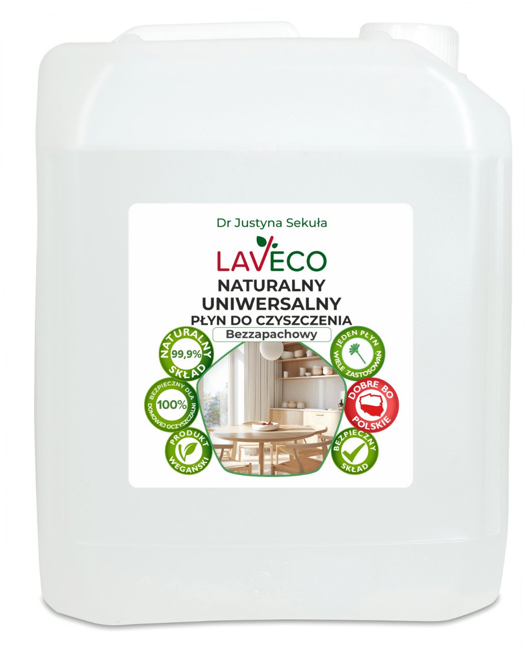 LAVECO Naturalny uniwersalny płyn do czyszczenia 5 l